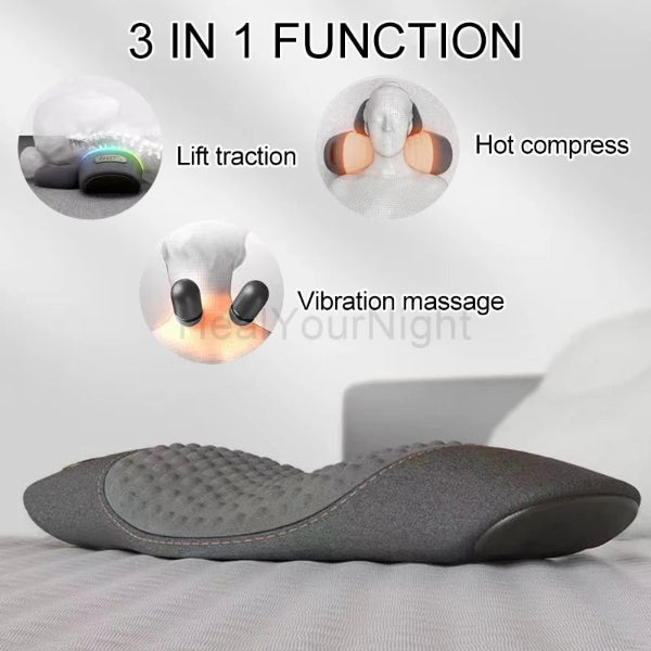 Back Massager Pillow With Heat Compress